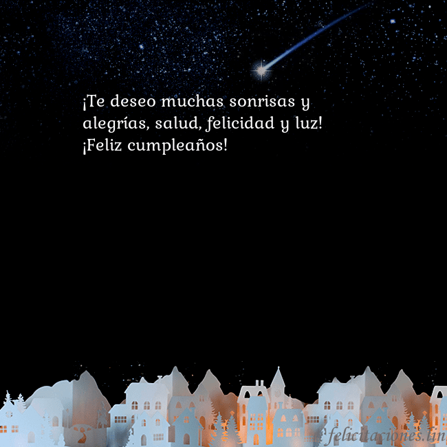 Tarjeta negra con un cometa