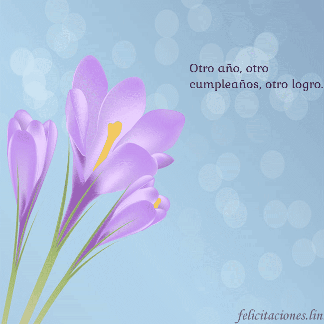 Tarjeta con crocus