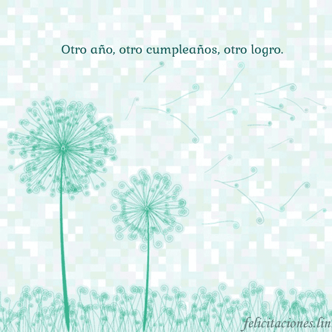 Tarjeta con dientes de león