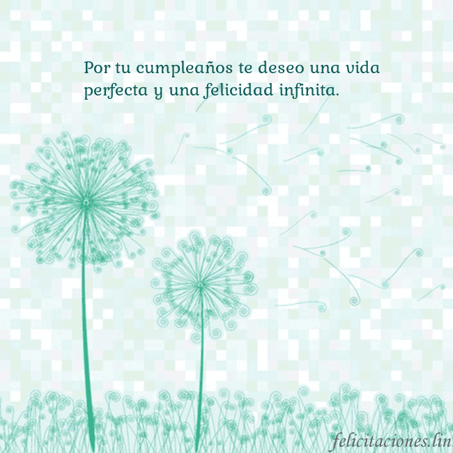 Tarjeta con dientes de león