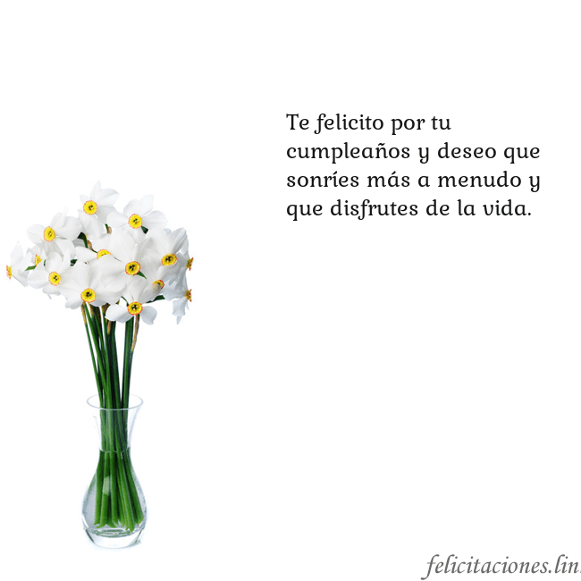 Tarjeta con narcisos