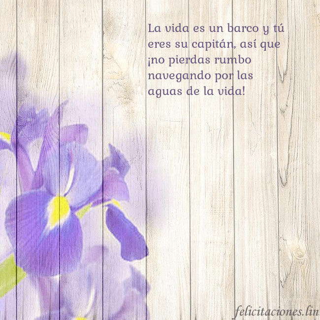 Tarjeta de cumpleaños con lirios