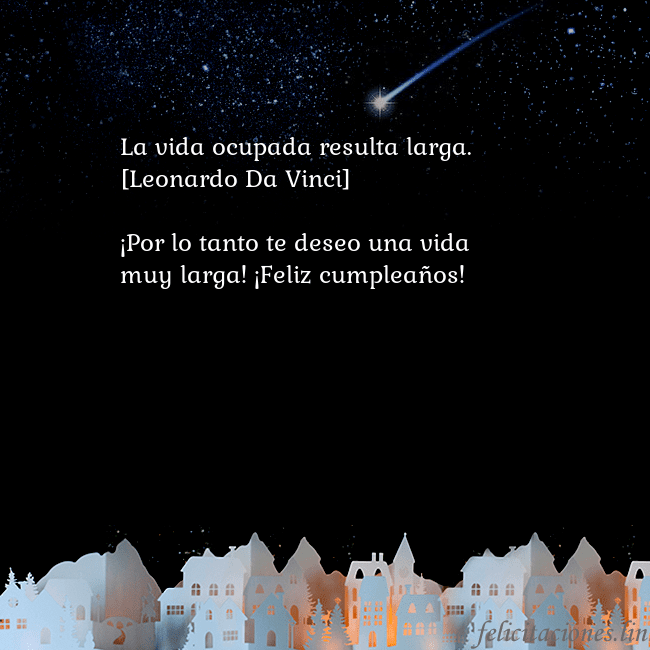 Tarjeta negra con un cometa