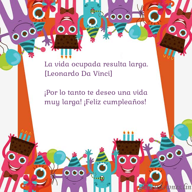 Tarjeta con monstruos