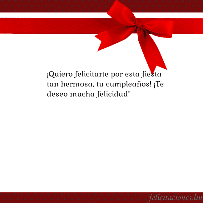Tarjeta con cinta roja