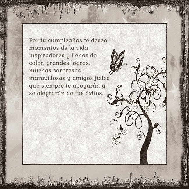 Tarjeta de cumpleaños nostálgica Por tu cumpleaños te deseo momentos de la vida ins Tarjeta de cumpleaños nostálgica