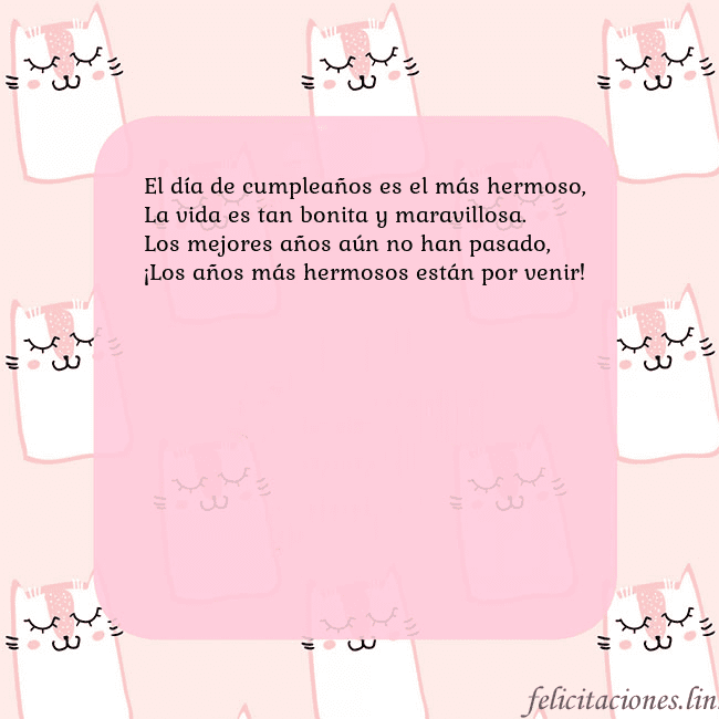 Tarjeta de cumpleaños rosa con gatos divertidos El día de cumpleaños es el más hermoso,
La vida es Tarjeta de cumpleaños rosa con gatos divertidos
