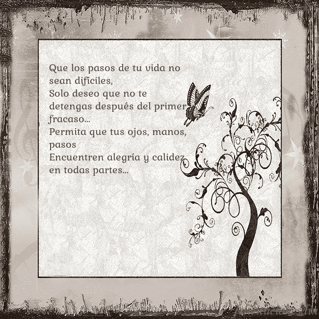 Tarjeta de cumpleaños nostálgica Que los pasos de tu vida no sean difíciles,
Solo d Tarjeta de cumpleaños nostálgica