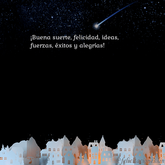 Tarjeta negra con un cometa