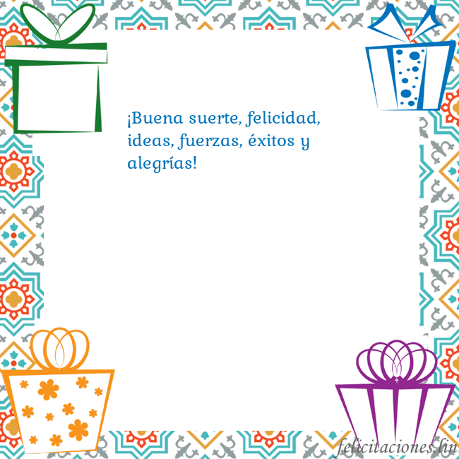 Tarjeta con regalos