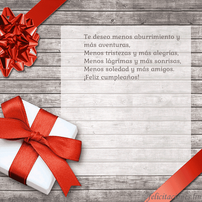 Tarjeta de cumpleaños con un regalo de cumpleaños Te deseo menos aburrimiento y más aventuras,
Menos Tarjeta de cumpleaños con un regalo de cumpleaños