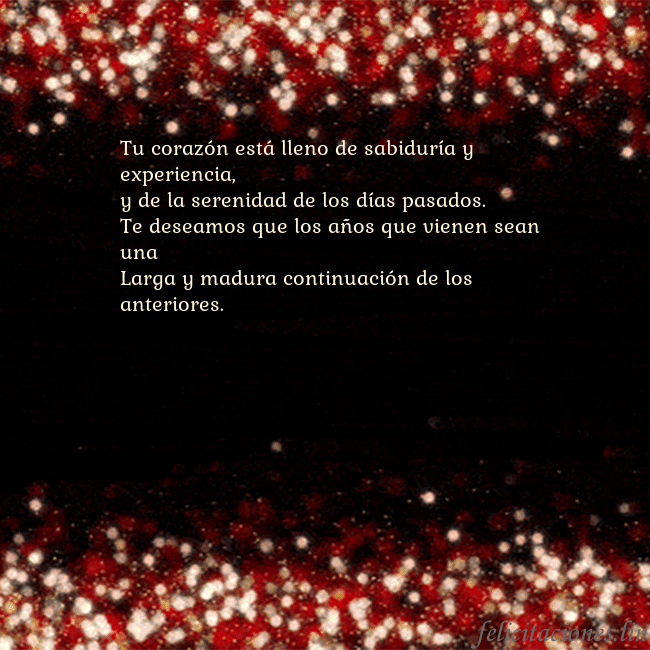Postal animada intermitente negro-rojo Tu corazón está lleno de sabiduría y experiencia,
 Postal animada intermitente negro-rojo