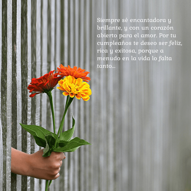 Tarjeta electrónica con ramo de flores