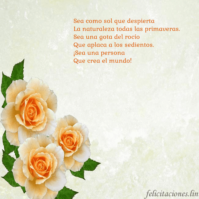 Tarjeta de cumpleaños con rosas amarillas Sea como sol que despierta
La naturaleza todas la Tarjeta de cumpleaños con rosas amarillas