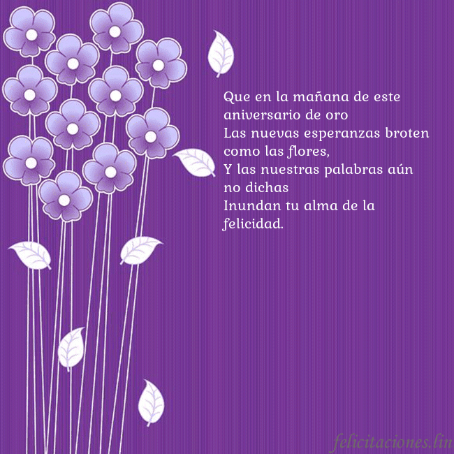 Tarjeta con flores violetas