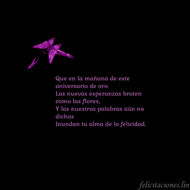 Tarjeta de cumpleaños con mariposas volando