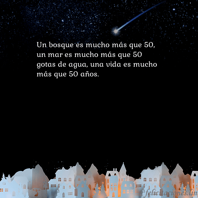 Tarjeta negra con un cometa Un bosque es mucho más que 50, un mar es mucho más Tarjeta negra con un cometa