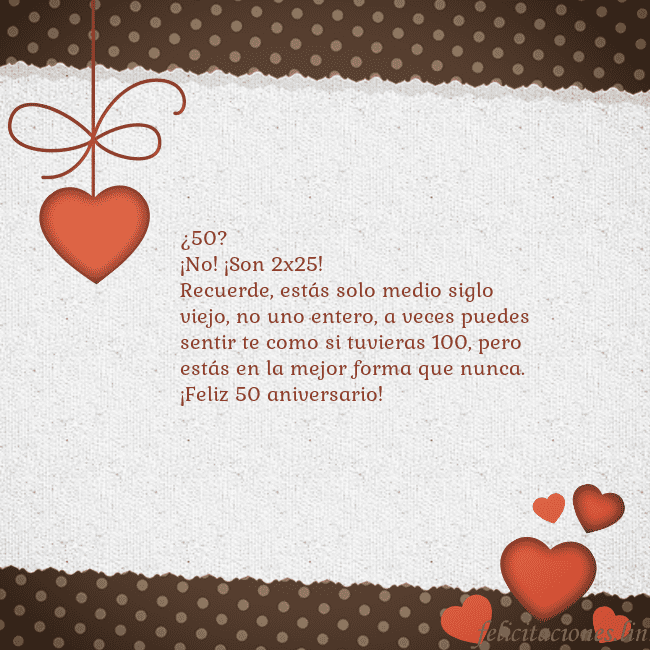 Tarjeta con corazones