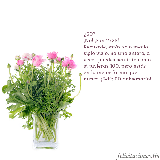 Tarjeta con flores en un jarrón