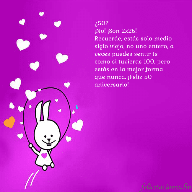 Tarjeta de cumpleaños con un gracioso conejito