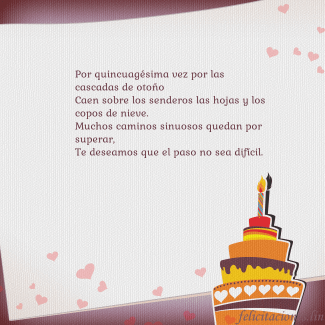 Tarjetas de cumpleaños con pastel y corazones