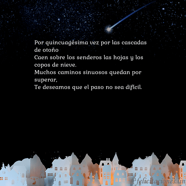 Tarjeta negra con un cometa