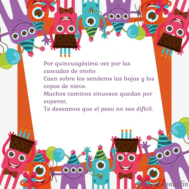 Tarjeta con monstruos