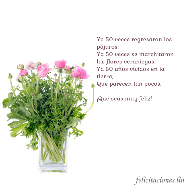 Tarjeta con flores en un jarrón