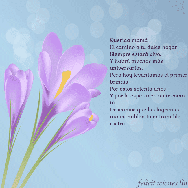 Tarjeta con crocus