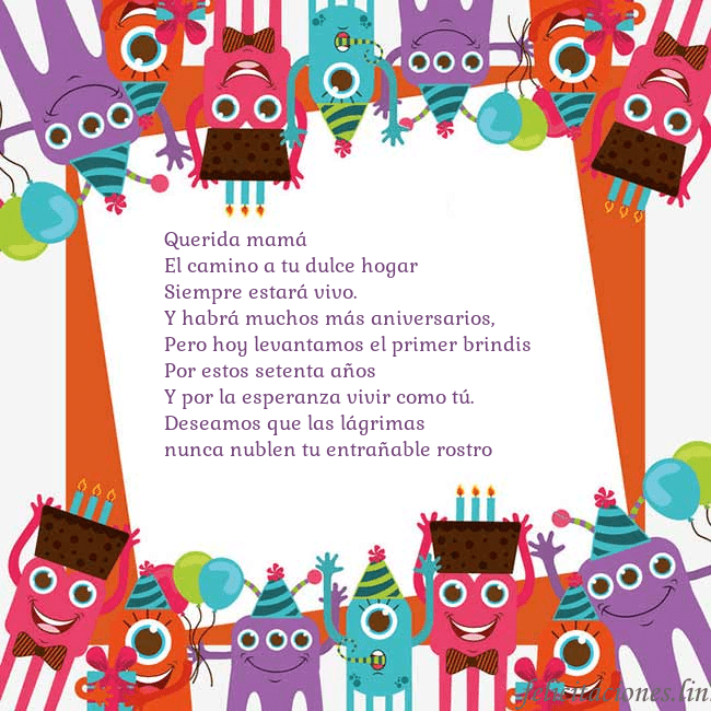 Tarjeta con monstruos