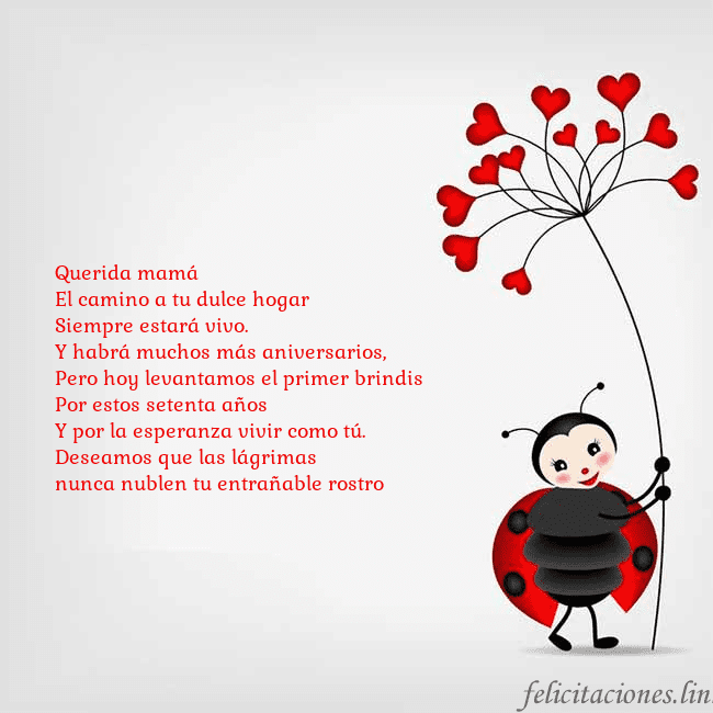 Tarjeta con mariquita