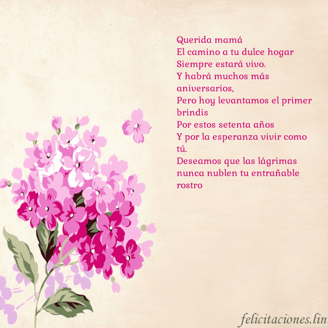 Tarjeta de cumpleaños con hortensias pintadas