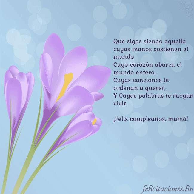 Tarjeta con crocus