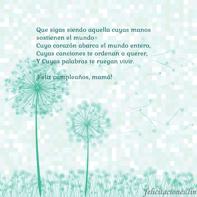 Tarjeta con dientes de león