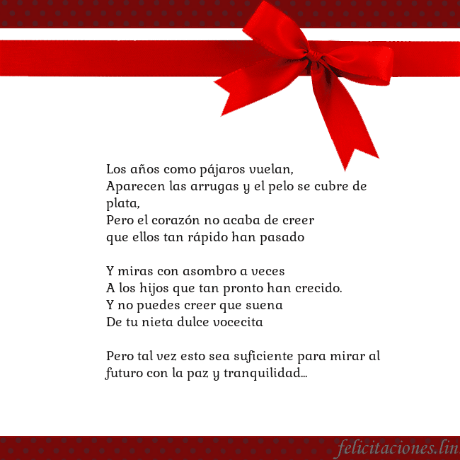 Tarjeta con cinta roja