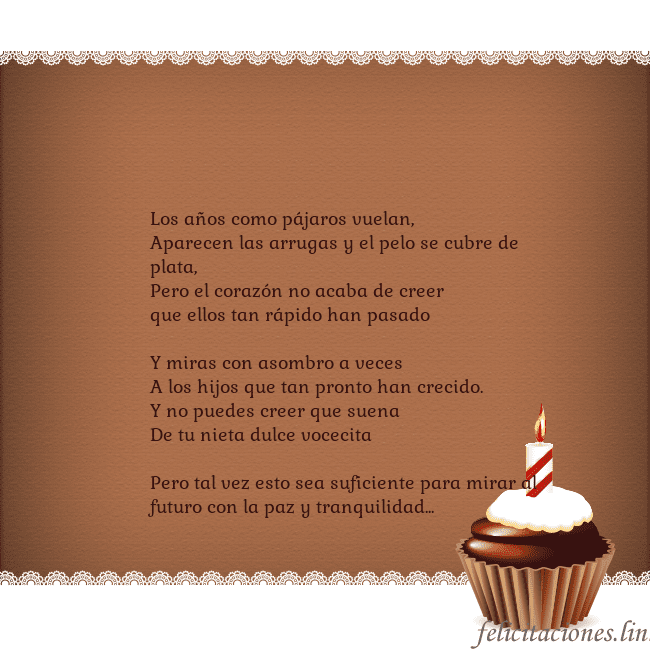 Tarjetas de cumpleaños con cupcake y vela