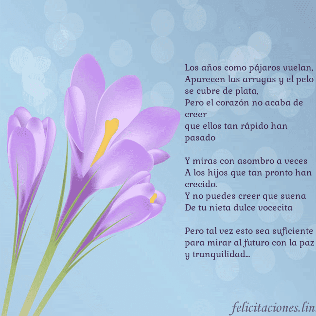 Tarjeta con crocus