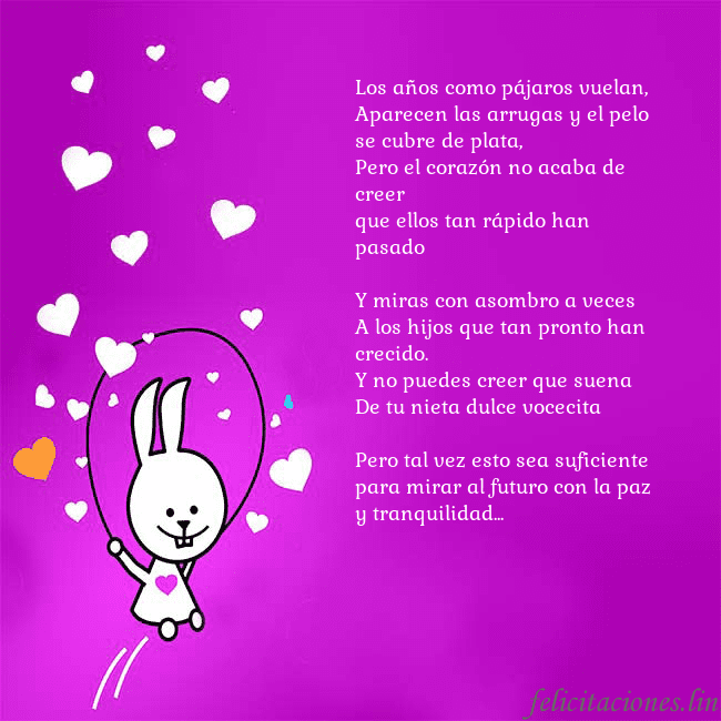 Tarjeta de cumpleaños con un gracioso conejito