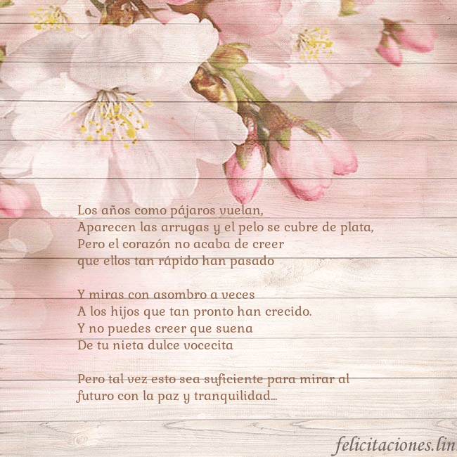 Tarjeta de cumpleaños con flores de manzana