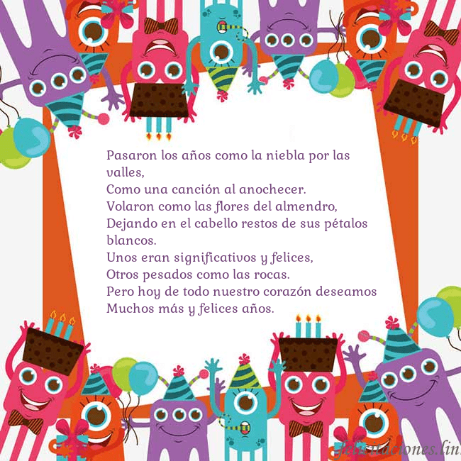 Tarjeta con monstruos