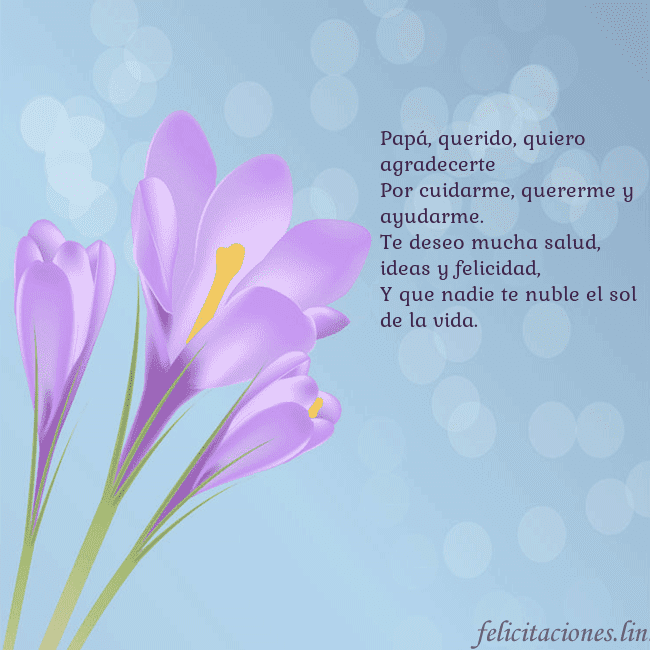 Tarjeta con crocus