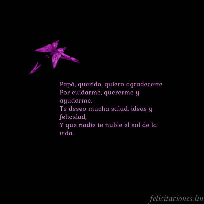 Tarjeta de cumpleaños con mariposas volando