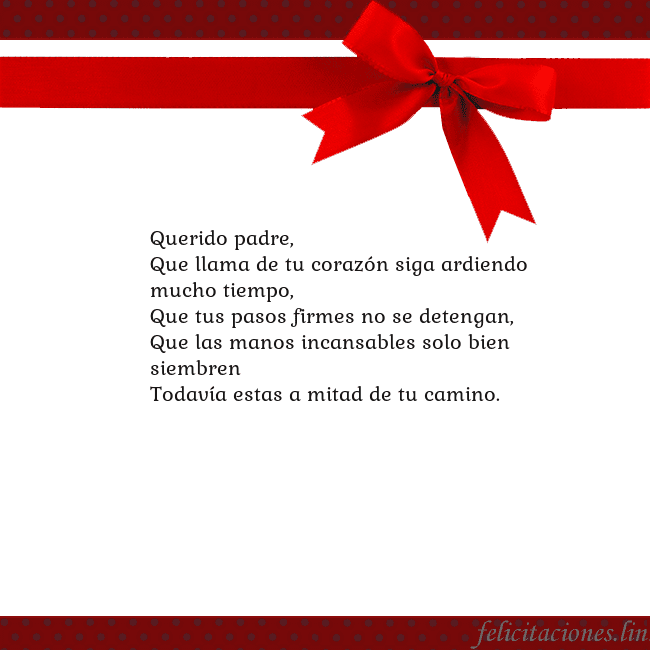 Tarjeta con cinta roja