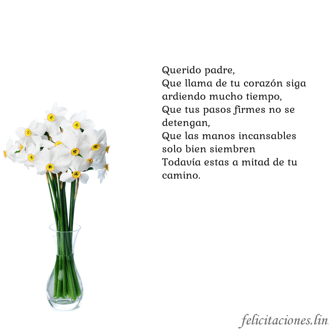 Tarjeta con narcisos