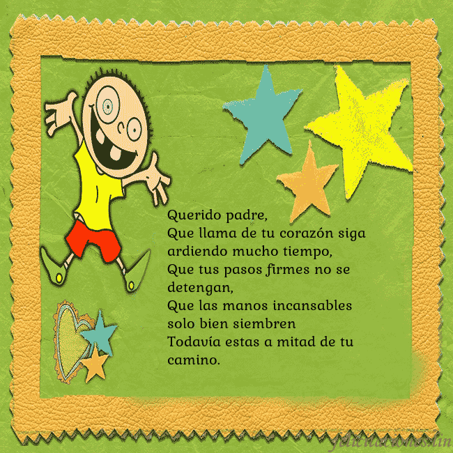 Tarjeta de cumpleaños con un chico divertido