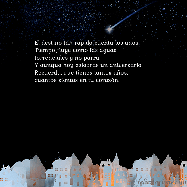 Tarjeta negra con un cometa