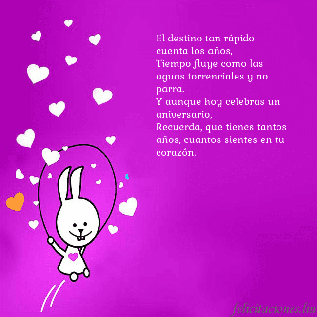 Tarjeta de cumpleaños con un gracioso conejito