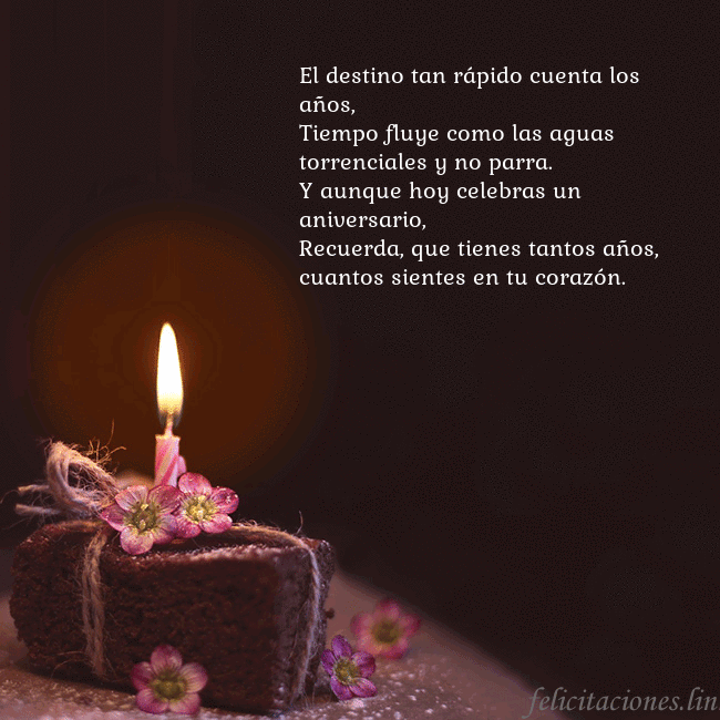 Postal animada: un pastel con una vela encendida El destino tan rápido cuenta los años,
Tiempo flu Postal animada: un pastel con una vela encendida