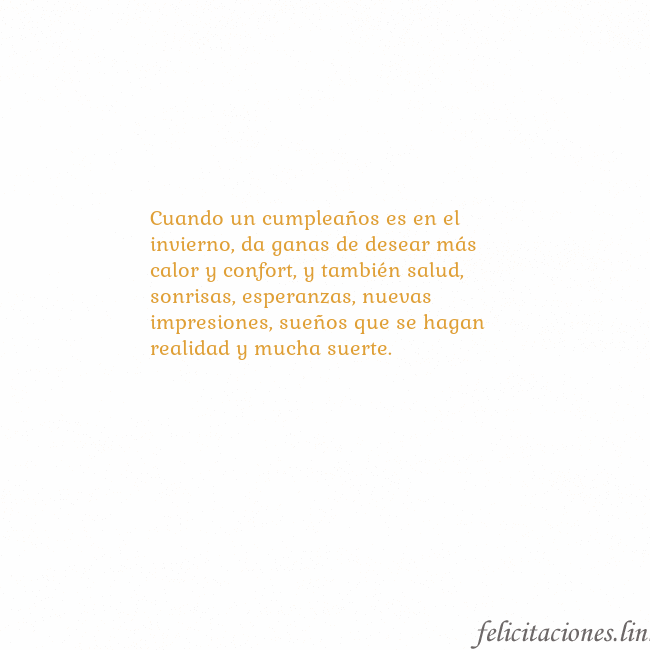 Gif animado corazón dorado Cuando un cumpleaños es en el invierno, da ganas d Gif animado corazón dorado