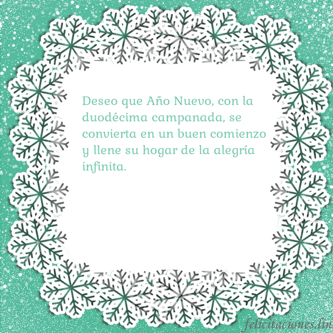 Tarjeta con copos de nieve